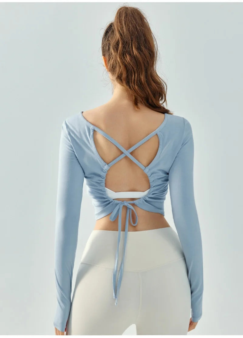 Lily Wrap Tie Top